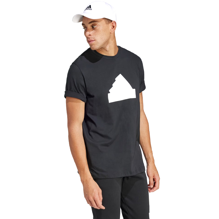 Tricou bărbătesc Adidas M FI BOS T M Negru photo 5