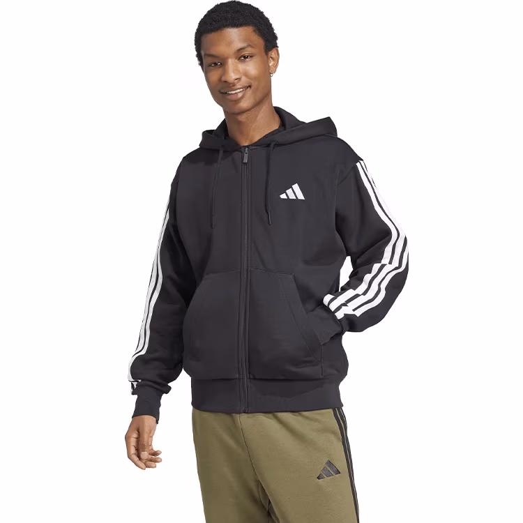 Толстовка Adidas M 3S FL FZ HD