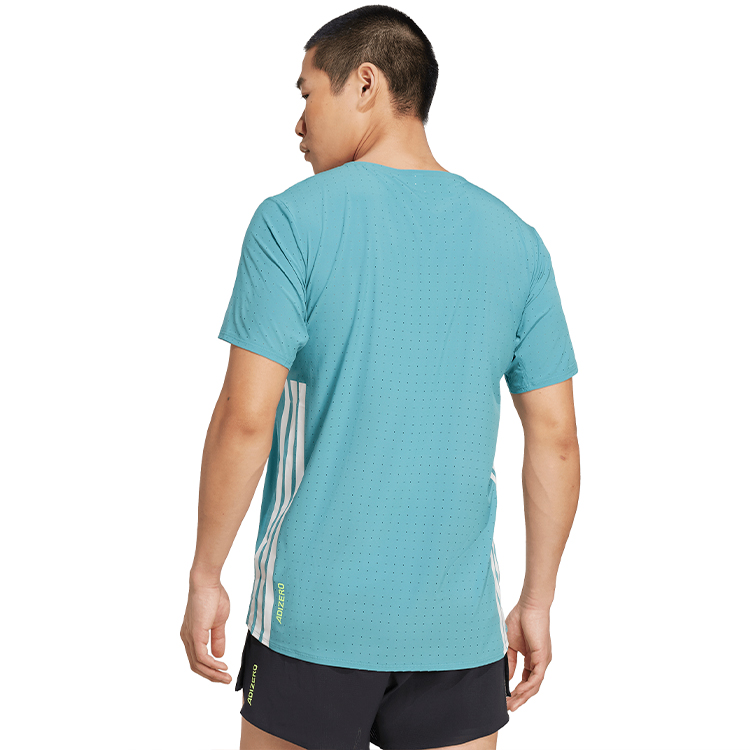 Футболка мужская Adidas ADIZERO TEE M S Бирюзовый photo 2