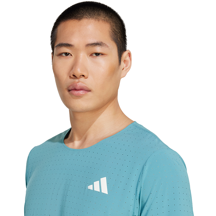 Футболка мужская Adidas ADIZERO TEE M S Бирюзовый photo 3