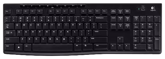 Клавиатура беспроводная Logitech K270 Wireless Black 