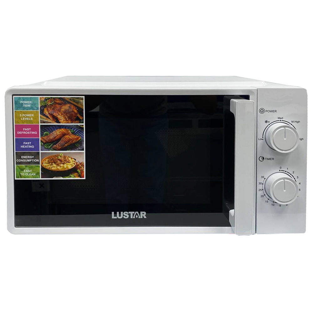 Cuptor cu microunde Lustar LEF20MXP07-E70 700 W / 20 l / Alb photo 1