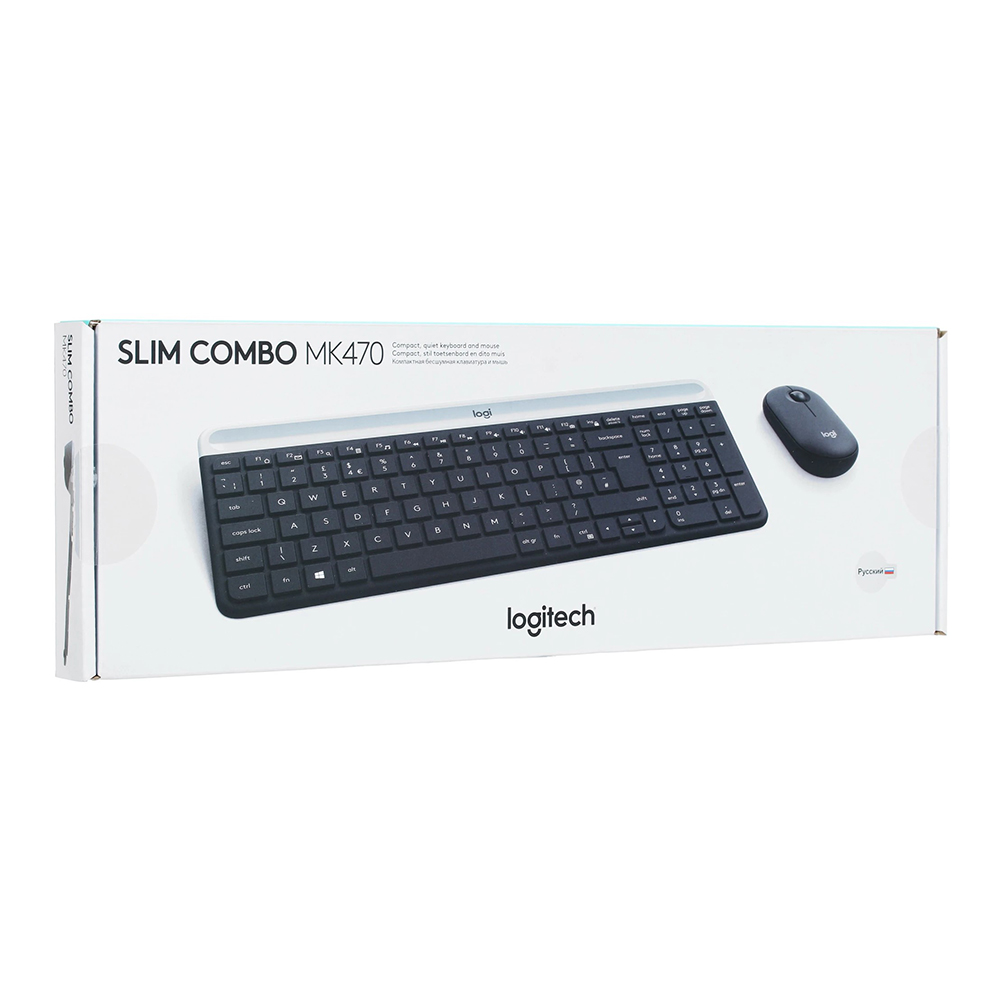 Клавиатура + мышь беспроводная Logitech MK470 Slim / Мембранная photo 7