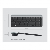 Клавиатура + мышь беспроводная Logitech MK470 Slim thumbnav 8