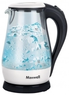 Чайник электрический Maxwell MW1070, 1.7 л, 2200 Вт, Черный/Белый