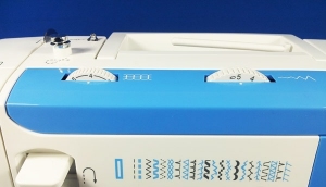 Masina de cusut Jaguar RX270, 23 programe, Alb-albastru thumbnav 3