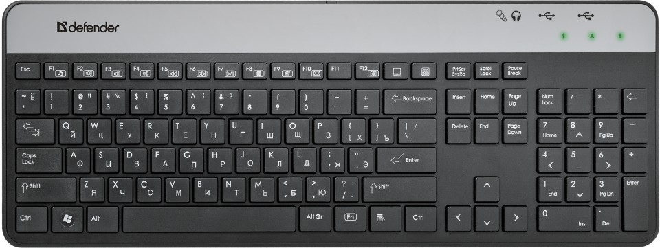 Tastatura cu fir Defender Assistant SM-670 / Membrana photo 1