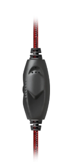 Наушники Defender Warhead Черный с красным Проводные / Игровой / Черный с красным photo 2