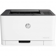 Printer HP Color LaserJet 150a, White, Up to 18ppm b/w, Up to 4ppm color, 600x600 dpi, Up to 20000 p., 64MB RAM, PCL 5c/6, Postscript 3, USB 2.0,Blue Angel DE-UZ 205 (HP 117A/X Bl/C/Y/M)