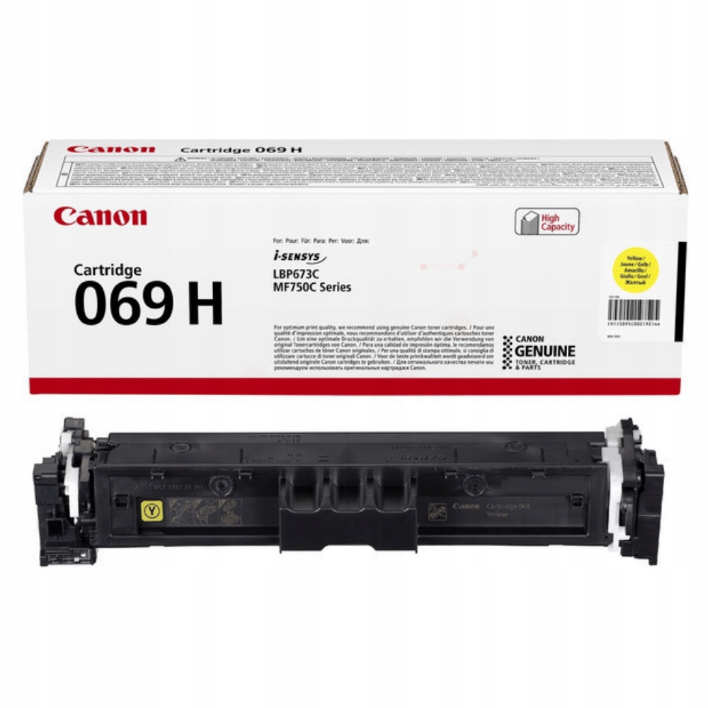 Laser Cartridge Canon 069H Y (5095C002), yellow (5500 pages) for Canon i-SENSYS MF752Cdw/ MF754Cdw/ LBP673Cdw photo 2