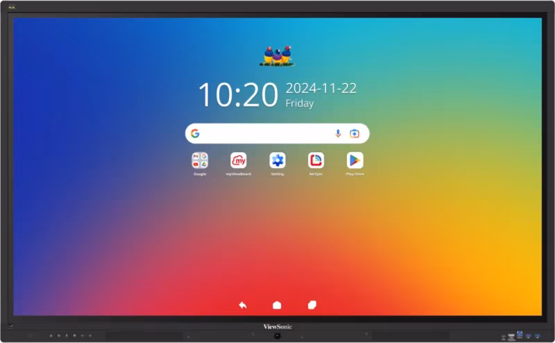 65” Smart interactive display ViewSonicIFP6535-1-3C/ + Wi-Fi Bundle/ 4K/ 8GB RAM/ 128GB