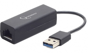 USB 3.0 / Gigabit Ethernet Adapter  / Gembird NIC-U3-02 thumbnav 1