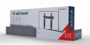 Suport TV de perete (fix)  23-42”  Gembird ”WM-42F-02”, Black thumbnav 5