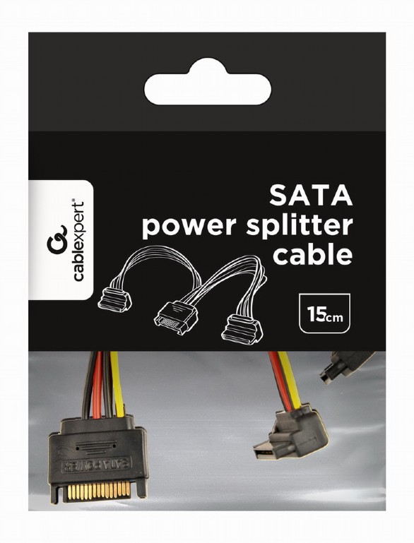 Кабель питания SATA Cablexpert CC-SATAM2F-02/ 0.15m photo 4