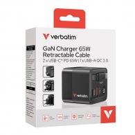 Incarcator USB Verbatim Mini GaN Charger 65W thumbnav 5