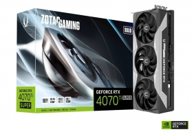 Видеокарта ZOTAC GeForce RTX 4070 Ti SUPER SOLID / 16GB / GDDR6X / 256bit thumbnav 1