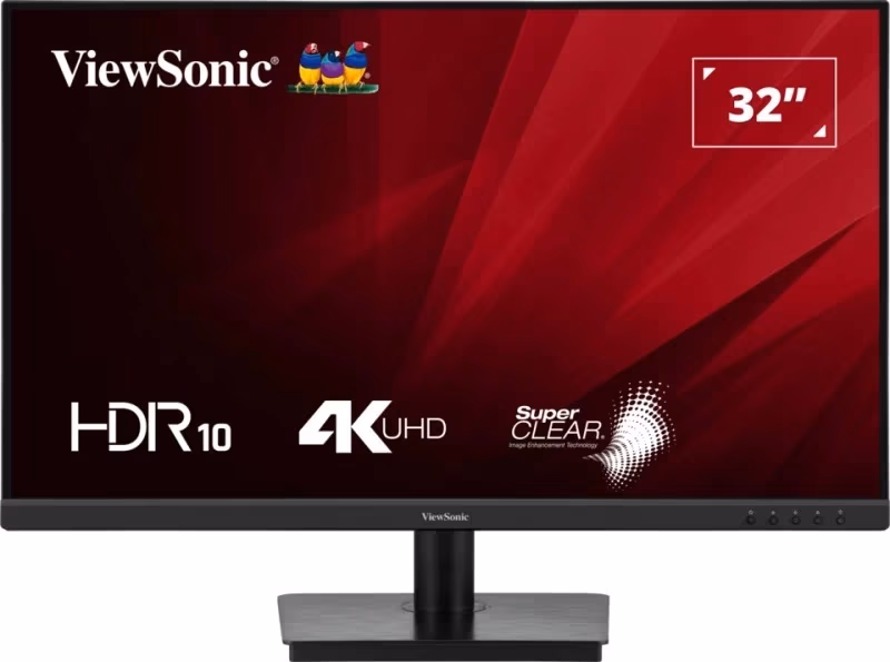 31.5” Monitor VIEWSONIC VA3208-4K-HD / 4K / 4ms / Black