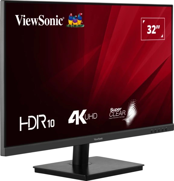 31.5” Monitor VIEWSONIC VA3208-4K-HD / 4K / 4ms / Black photo 2