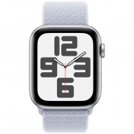 Smart watch Apple Watch SE 2024 GPS 44mm Silver Aluminium Case with Blue Cloud Sport Loop (MXET3QI/A) thumbnav 2