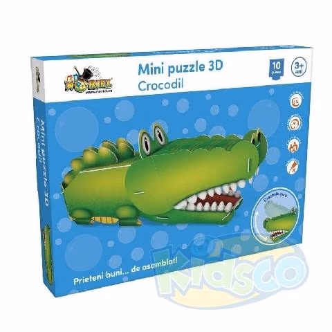 Noriel NOR1177 Mini Puzzle 3D Crocodil 