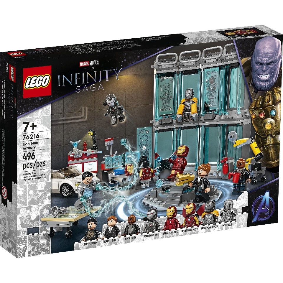 Lego Marvel Super Heroes 76216 Iron Man Armory