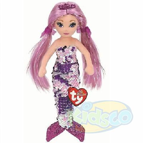 TY TY02101 Tm Lorelei - Sequin Purple Mermaid 27cm photo 1
