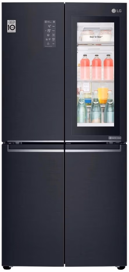 Frigider Side-by-Side LG GC-Q22FTBKL 