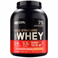 Сывороточный протеин Optimum Nutrition Gold Standard 100% WHEY Strawberry Banana 5lb