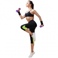 Gantera 1 kg YORK Vinyl Dipped Dumbbells (Fitbell) thumbnav 3