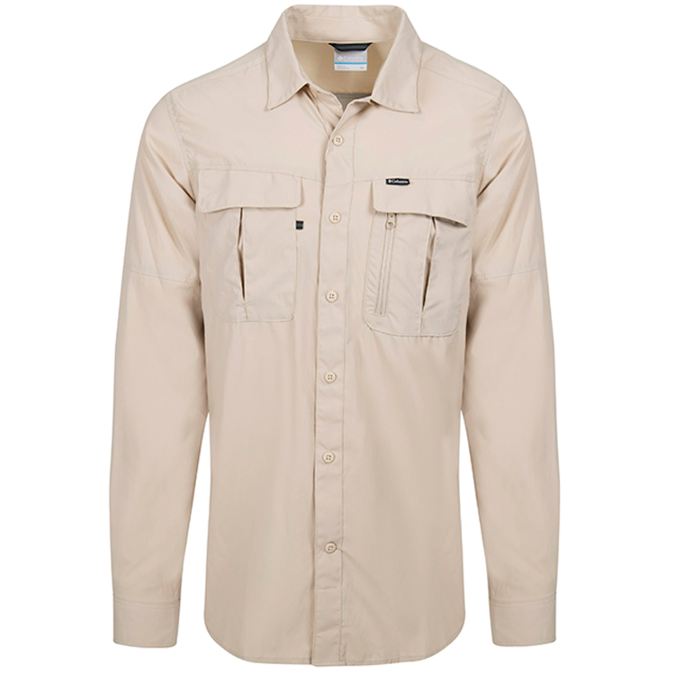 Camasa pt bărbați Columbia Newton Ridge II Long Sleeve Shirt M Bej photo 2