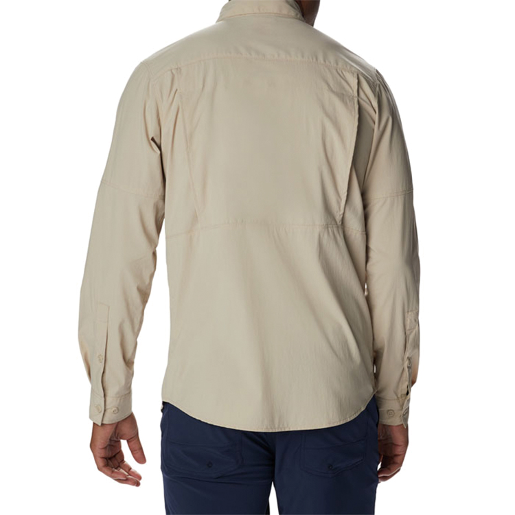 Camasa pt bărbați Columbia Newton Ridge II Long Sleeve Shirt M Bej photo 3