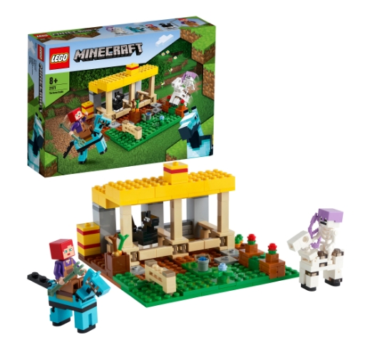 Constructor Lego Minecraft The Horse Stable 21171 de la 7+ ani photo 2