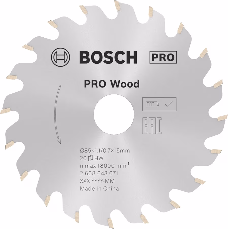Disc taiere Bosch ST WO H 85X15-20, 2608643071 