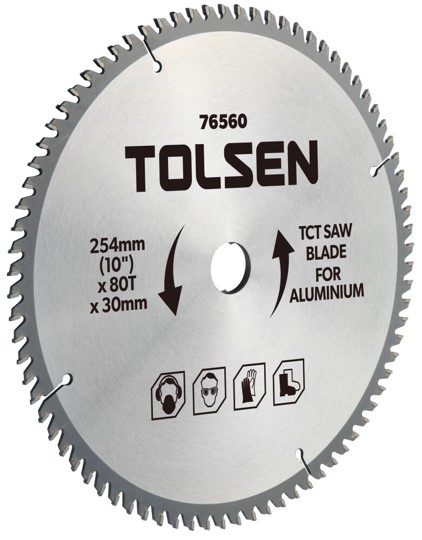 Диск циркулярный по аллюминию 305х30мм 120Т Tolsen photo 1