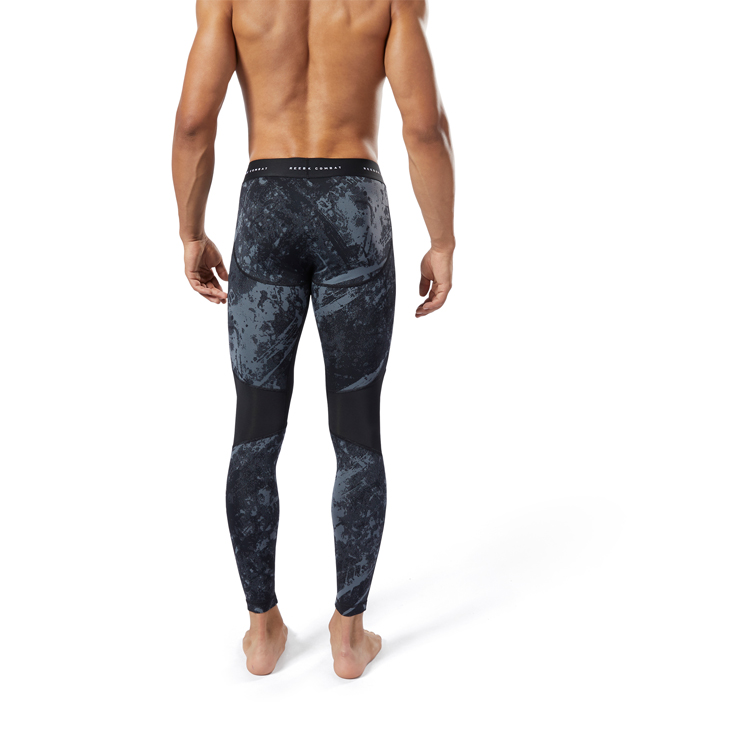 Легинсы Reebok CBT JACQUARD TIGHT S Черный Мужской photo 3