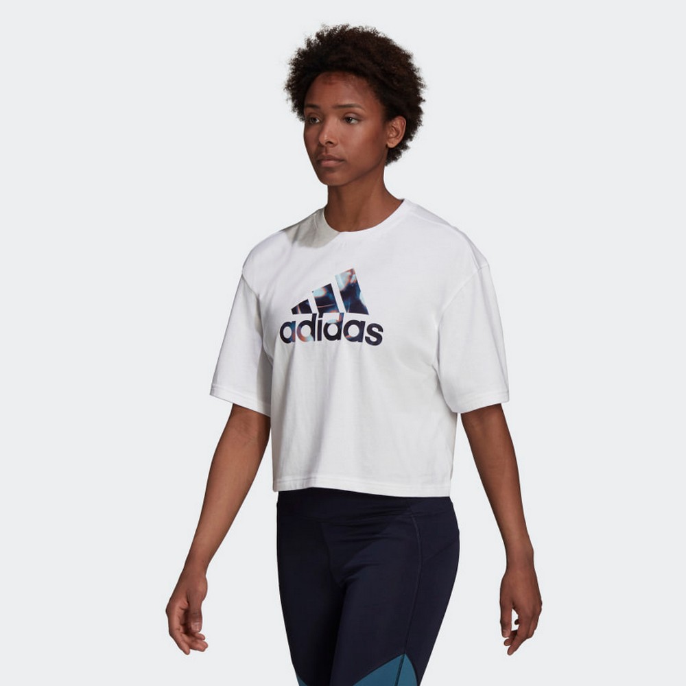 Tricou Adidas W UFORU T / Femei / XS / Alb photo 2