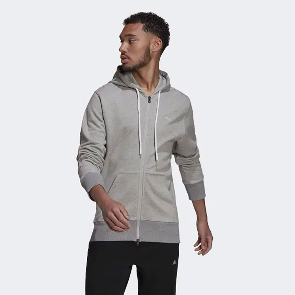 Мужская Толстовка Adidas M FI CC FZ S Серый photo 2