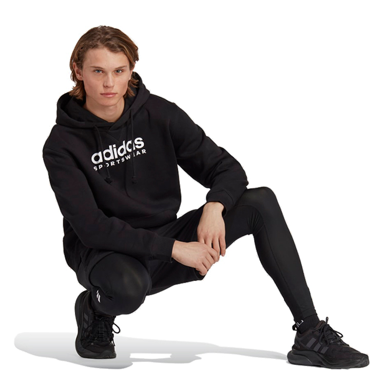 Мужская Толстовка Adidas M ALL SZN G HDY XS Черный photo 4