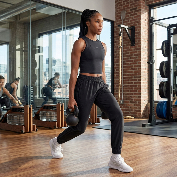 Брюки Adidas PACER WVN PANT / Женский / XXS / Черный photo 7