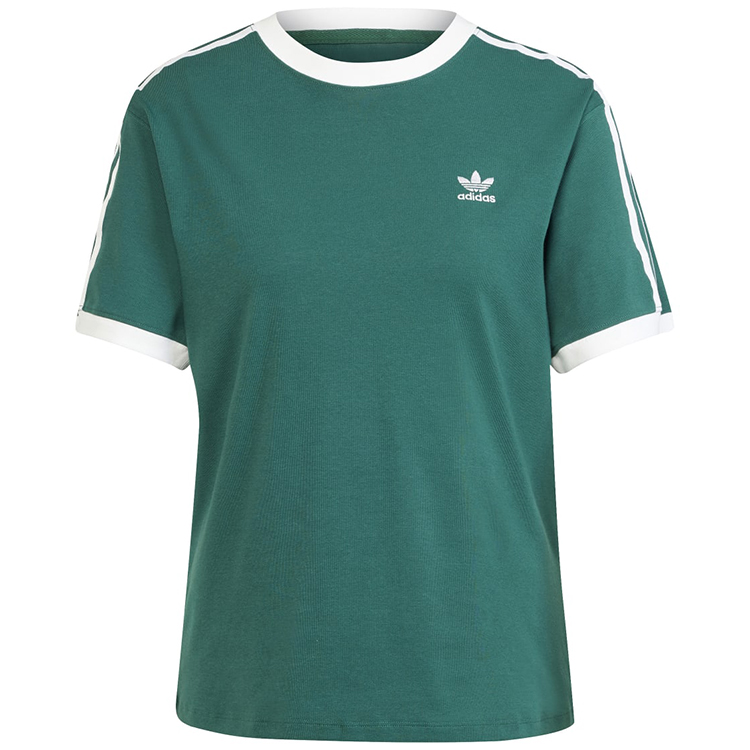 Tricou Adidas 3 STRIPE TEE XS Verde Femei photo 3