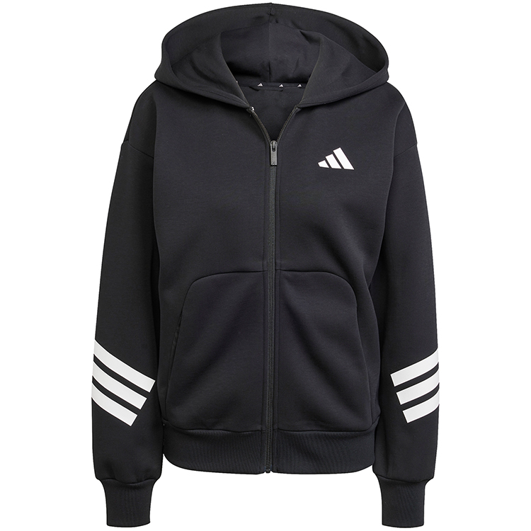Hanorac Adidas W FI 3S FZ HD XXL Negru Femei photo 7