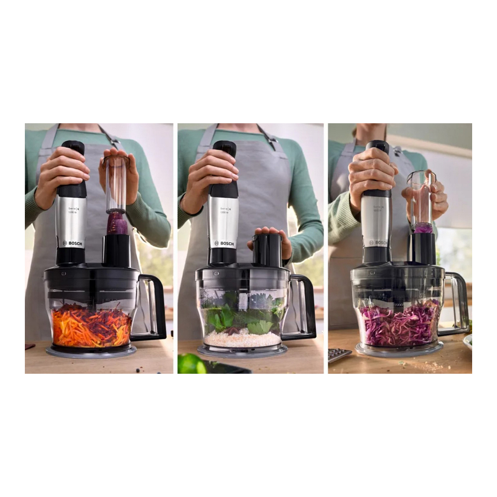 Blender Submersibil Bosch MSM6M871 Argintiu / Da viteze / 600 ml photo 5
