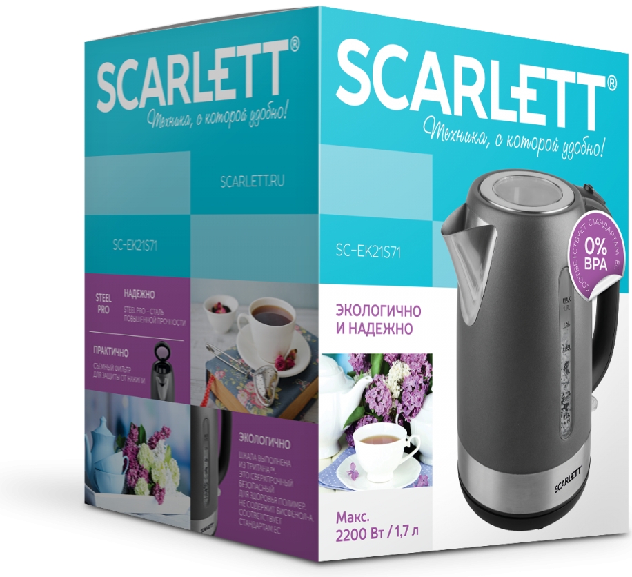 Fierbator de apa electric Scarlett SCEK21S71 photo 7