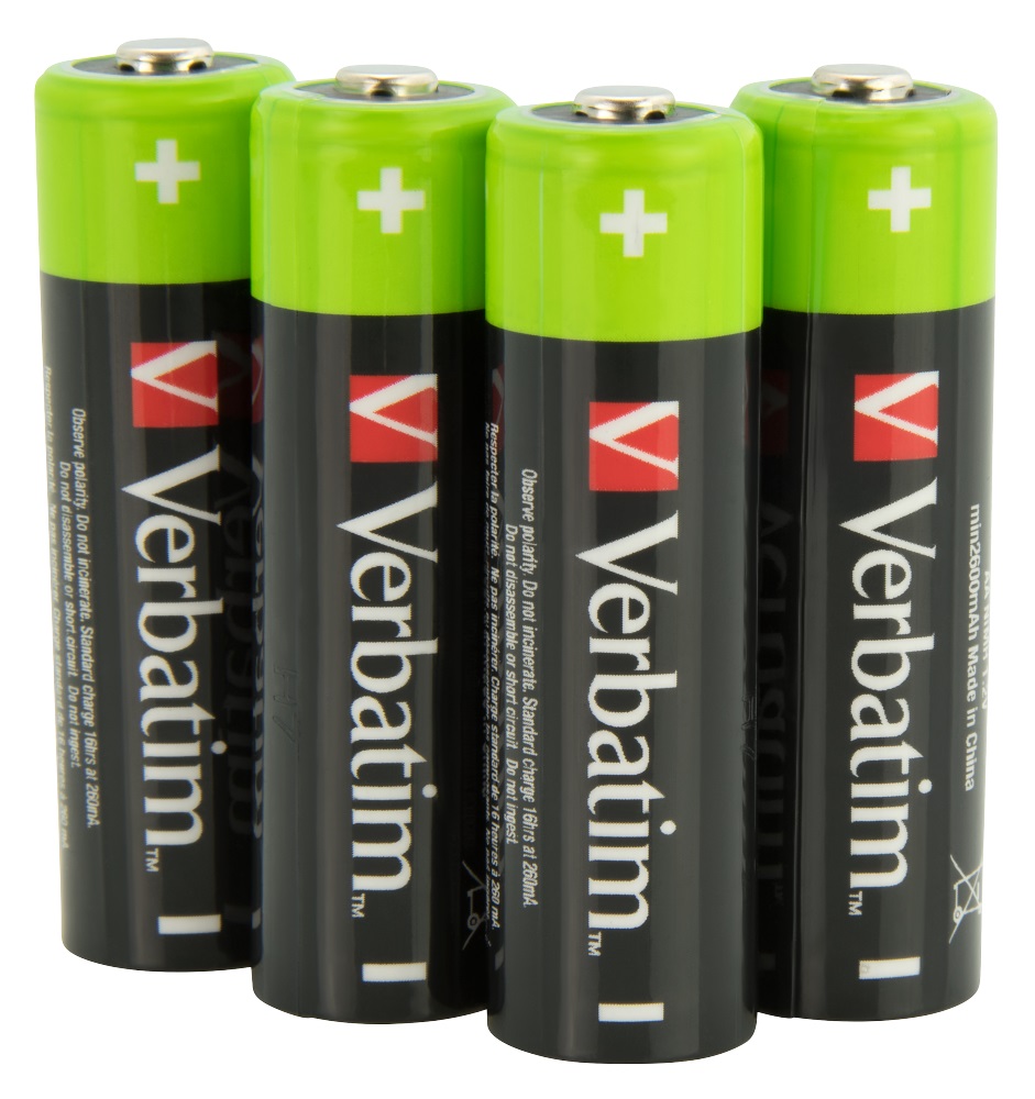 Verbatim Rechargeable Battery AA, 4pcs photo 2