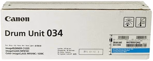 Drum Unit Canon C-EXV034 CYAN, xx 000 pages A4 at 5% for Canon iR