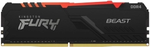 Оперативная память Kingston FURY® Beast DDR4 RGB 3200 МТ/с 8ГБ