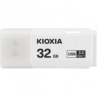 32GB USB3.2 Kioxia (Toshiba) TransMemory U301 White, Plastic, Small design (Read 70 MByte/s, Write 20 MByte/s)