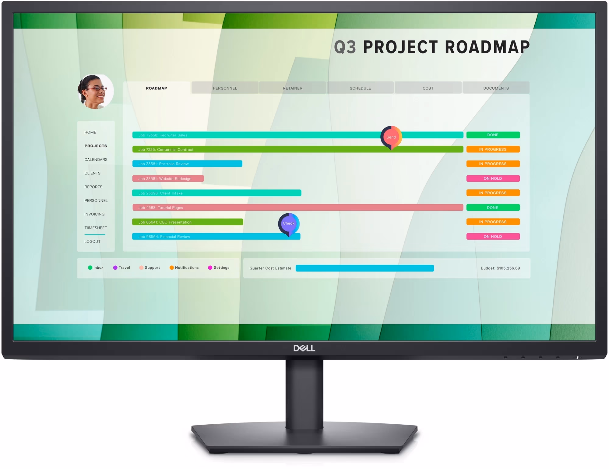 27.0'' DELL IPS LED E2723HN Black (5ms, 1000:1, 300cd, 1920x1080, 178°/178°, VGA, HDMI, VESA  )