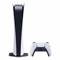 Game Console Sony PlayStation 5 Digital Edition (without disc), 825GB, White; Japanese Version, 1 x Gamepad (Dualsense)