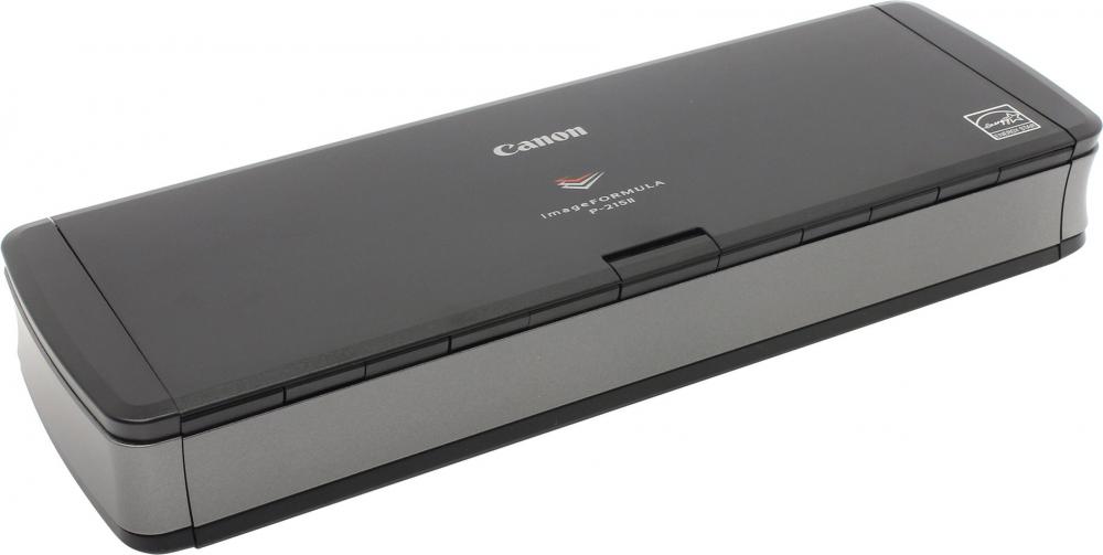Document Scanner Canon P-215II (9705B003) USB, ADF (20 sheets - 64g/m2), 3-colour (RGB) LED, CMOS CIS 1 Line Sensor, Front/ Back/ Duplex, B&W 15ppm/30ipm - colour 10ppm/20ipm, 600x600dpi, 24-bit colour, Daily Duty Cycle: 500 scans/day, USB 2.0/3.0, W1kg photo 2